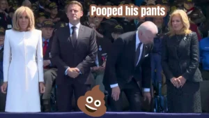 Joe Biden Pooped His Pants at the D-Day Ceremony